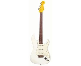 FENDER CUSTOM SHOP 1960 STRATOCASTER JOURNEYMAN RELIC AGED OLYMPIC WHITE Электрогитара FE-0292 фото