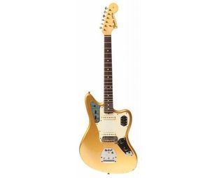 FENDER CUSTOM SHOP LIMITED EDITION 1963 JAGUAR JOURNEYMAN RELIC AGED AZTEC GOLD Электрогитара FE-0311 фото
