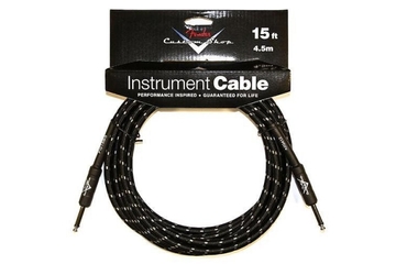 Кабель инструментальный Fender Custom Shop Cable 15 Black Tweed фото 1