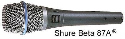 Инструментальный микрофон SHURE BETA87A фото 1