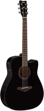 Электроакустическая гитара YAMAHA FGX800C BLACK фото 1