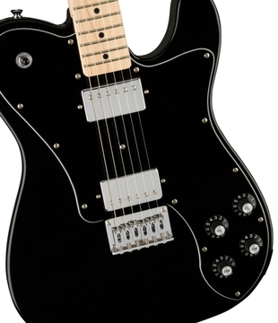 SQUIER by FENDER AFFINITY SERIES TELECASTER DELUXE HH MN BLACK Електрогітара фото 1