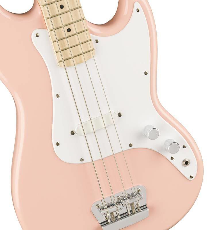 SQUIER by FENDER AFFINITY BRONCO BASS MN SHELL PINK FSR Бас-гитара SQ-0048 фото