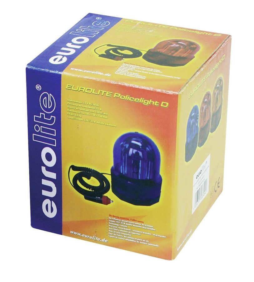 EUROLITE Police Beacon COL-1221 blue 12V/21W EL-1377 фото