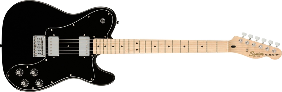 SQUIER by FENDER AFFINITY SERIES TELECASTER DELUXE HH MN BLACK Електрогітара фото 2