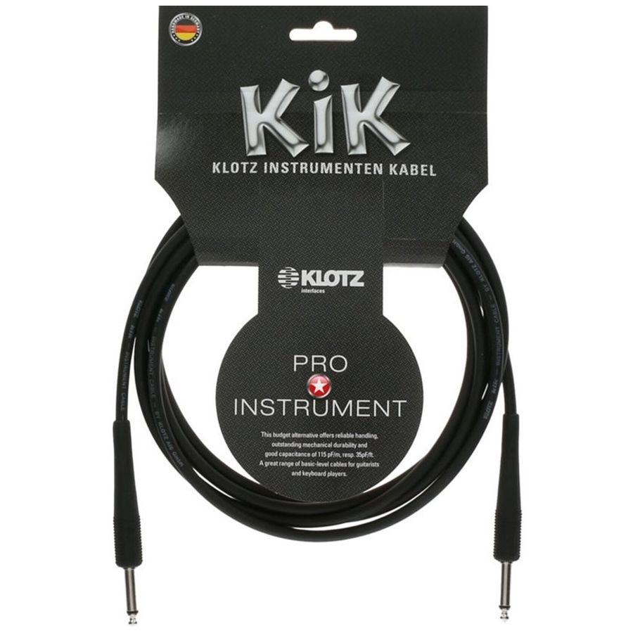 Інструментальний кабель KLOTZ KIK9.0PPSW фото 3