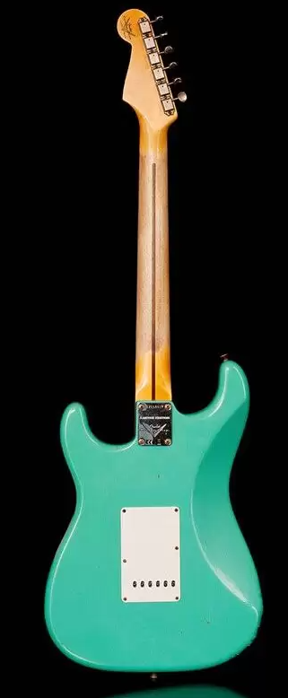 FENDER CUSTOM SHOP LIMITED EDITION 1957 STRATOCASTER JOURNEYMAN RELIC AGED SEA FOAM GREEN Електрогітара FE-0308 фото