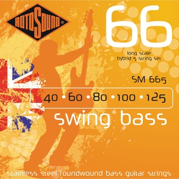 Струни для бас-гітари Rotosound SM665 фото 1
