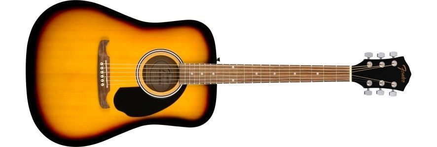 FENDER FA-125 WN DREADNOUGHT ACOUSTIC SUNBURST Гитара акустическая FE-0103 фото