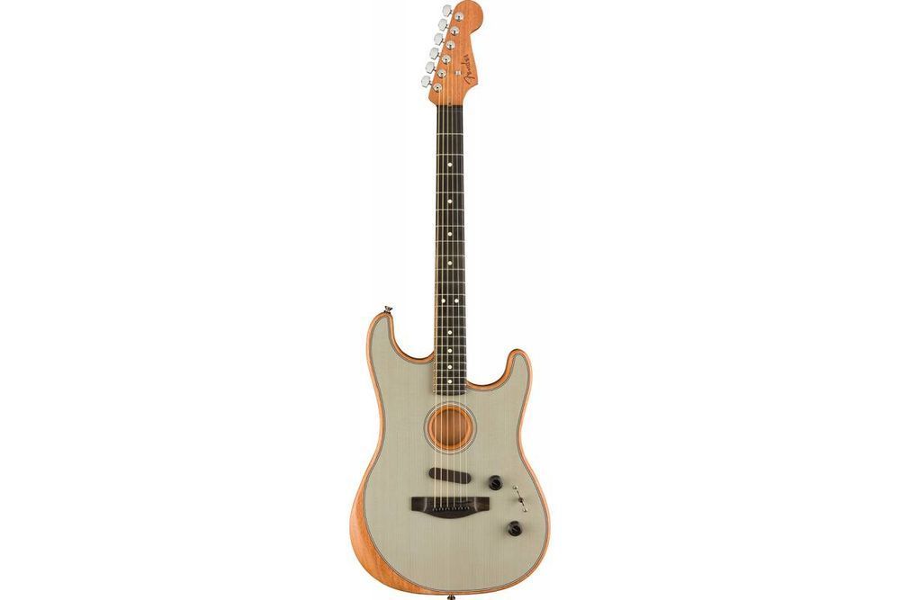FENDER AMERICAN ACOUSTASONIC STRATOCASTER SONIC BLUE Электрогитара FE-0184 фото