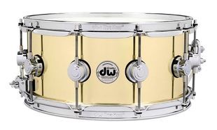 DW DRVN6514SPCPolished Brass Snare Drum 6.5x14 DW-X284 фото