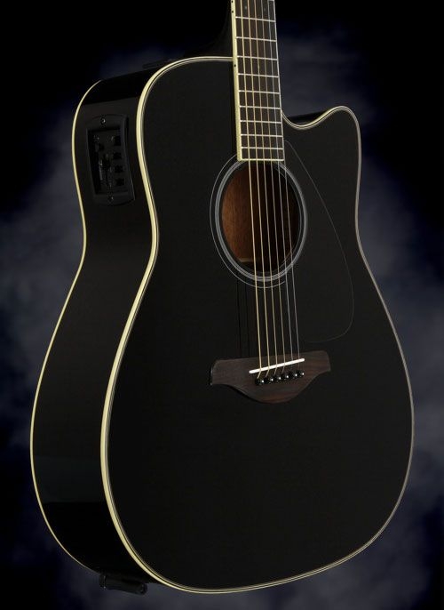 Электроакустическая гитара YAMAHA FGX820 C BLACK фото 2