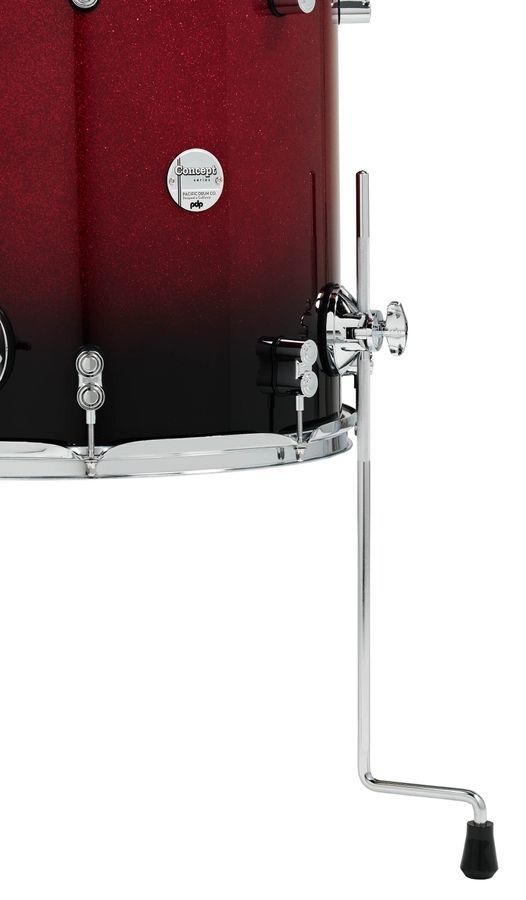 PDP PDCM2215RB Concept Maple Shell Pack, 5pc, 22" Red to Black Fade Lacquer PD-0016 фото