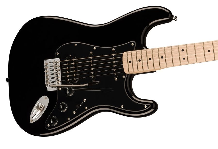 Електрогітара SQUIER SONIC STRATOCASTER HSS MN BLACK SQ-0209 фото