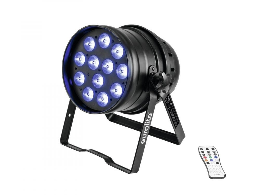 Світлодіодний прожектор Eurolite LED PAR-64 QCL 12x8W floor bl фото 3