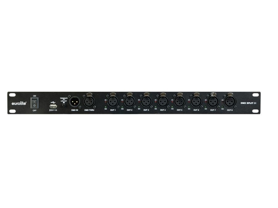 Eurolite DMX Split 8X Splitter 3pin Splitter EL-1638 фото
